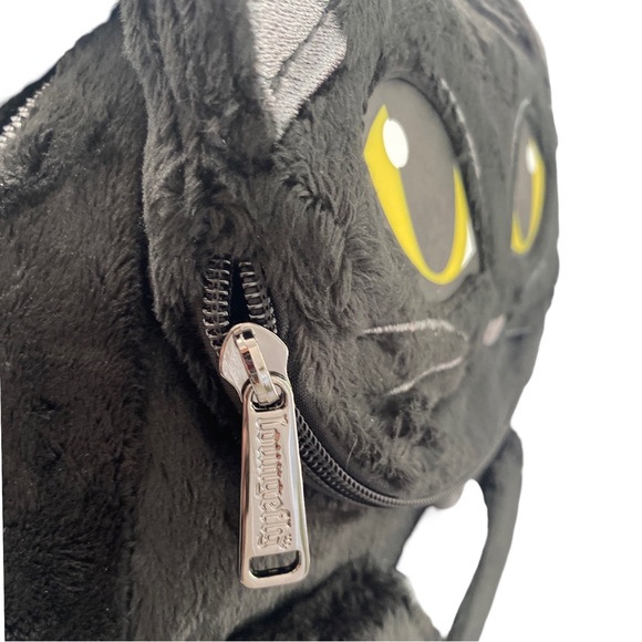 Hocus Pocus Loungefly Binx Black Cat Plush Disney Mini Backpack Candle NWT - Picture 7 of 12